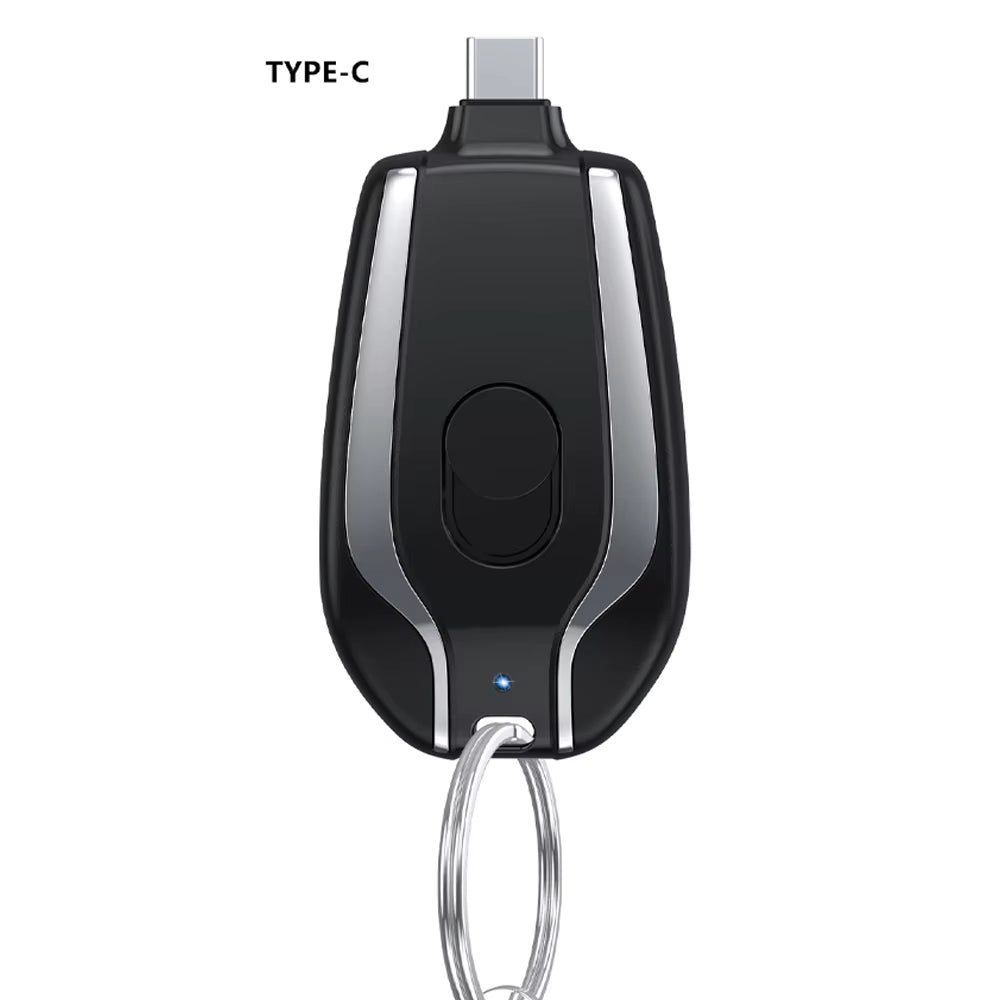 1500mAh Mini Keychain Fast Charging Backup Power Bank