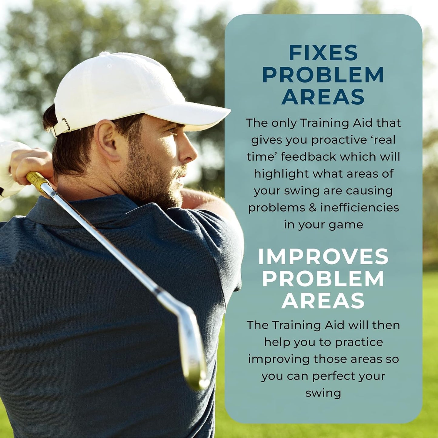 Golfer Golf Swing Trainer for Swing Plane & Alignment
