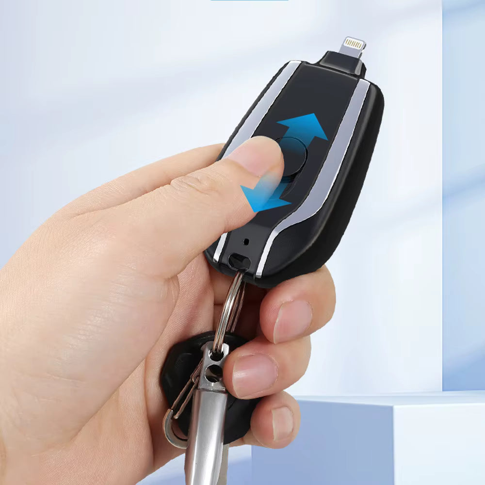 1500mAh Mini Keychain Fast Charging Backup Power Bank