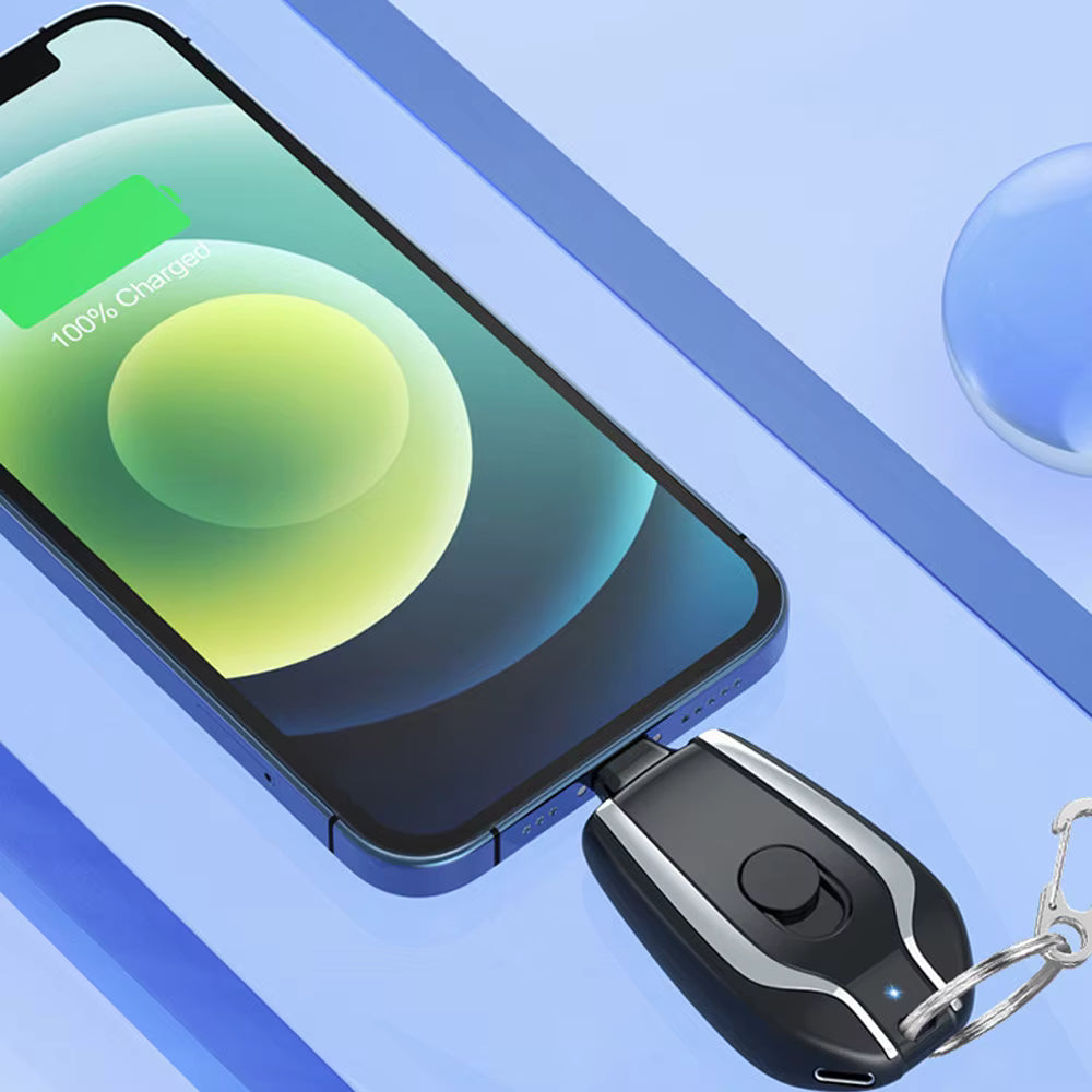 1500mAh Mini Keychain Fast Charging Backup Power Bank