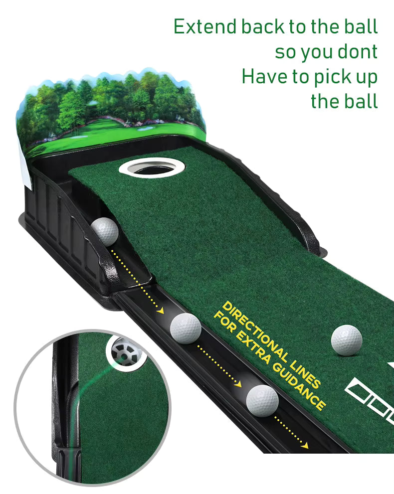 Golf Training Equipment Indoor and Outdoor Putting Practice Mat