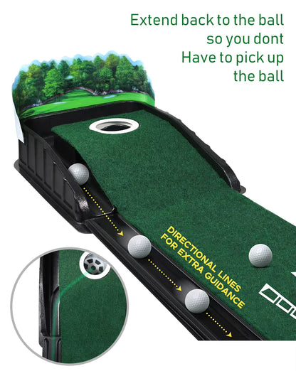 Golf Training Equipment Indoor and Outdoor Putting Practice Mat