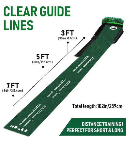 Golf Training Equipment Indoor and Outdoor Putting Practice Mat