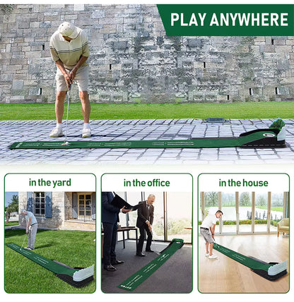 Golf Training Equipment Indoor and Outdoor Putting Practice Mat