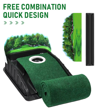 Golf Training Equipment Indoor and Outdoor Putting Practice Mat
